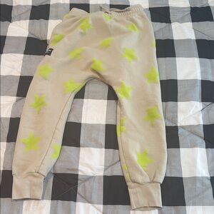 Nununu Beige Star Print Joggers